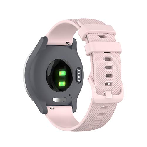 Angersi Bandas de Repuesto de Correa Deportiva de Silicona Suave compatibles con Garmin vivomove 3s/Garmin move3S/vivoactive 4s/Garmin Active S