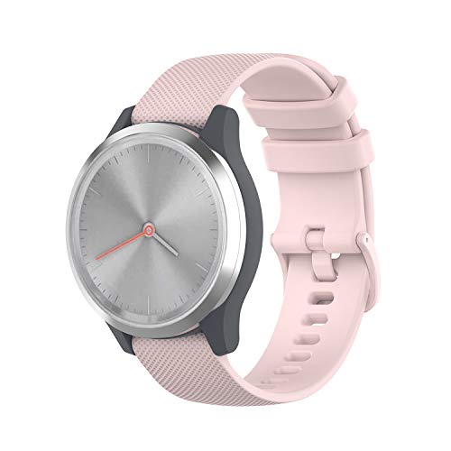 Angersi Bandas de Repuesto de Correa Deportiva de Silicona Suave compatibles con Garmin vivomove 3s/Garmin move3S/vivoactive 4s/Garmin Active S