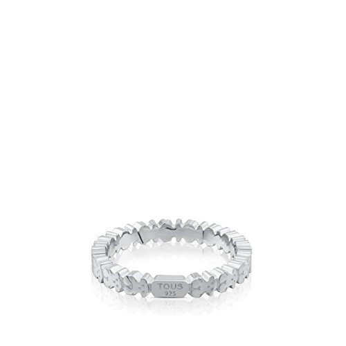 Anillo TOUS Straight de plata de primera ley, talla 12