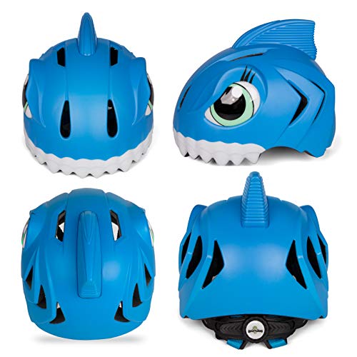 ANIMILES Casco de bicicleta para niños – ligero casco para bicicleta, correr, skateboard, patinete, casco infantil para niños pequeños, niñas, niños de 3 a 8 años, tamaño ajustable 49 a 55 cm