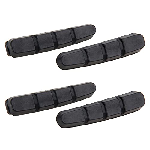 Annhiyhu 2 Pares, Las Almohadillas de Freno de Bicicleta de Carretera no Son fáciles de Perder, no fácil de óxido para Dura Ace ULTEGRA 105 Pastillas de Freno de Bicicletas (Color : Black)