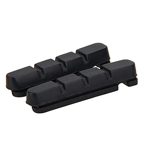 Annhiyhu 2 Pares, Las Almohadillas de Freno de Bicicleta de Carretera no Son fáciles de Perder, no fácil de óxido para Dura Ace ULTEGRA 105 Pastillas de Freno de Bicicletas (Color : Black)