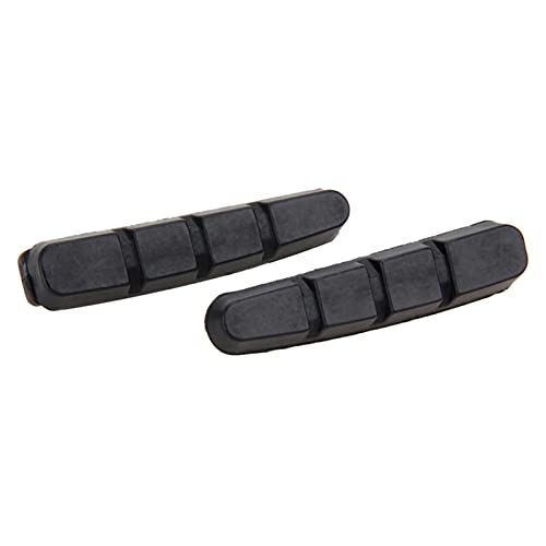 Annhiyhu 2PCS Zapatillas de Freno de Bicicleta de Carretera No Hay Ruido para Dura Ace ULTEGRA 105 Cartucho Pastillas de Freno de Bicicletas (Color : Black)