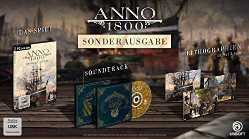 Anno 1800 Sonderausgabe (inkl. Soundtrack und Lithographien) - PC [Importación alemana]