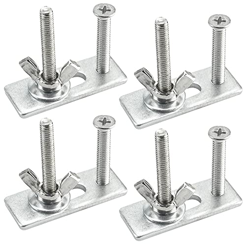 ANTHYTA 4 PCS Abrazadera de Sujeción Rápida de Metal Juego de Sujeción de T-Ranura Abrazadera de Sujeción Herramienta de Fijación para Máquina Grabada Abrazaderas de Sujeción para Máquina de Grabado