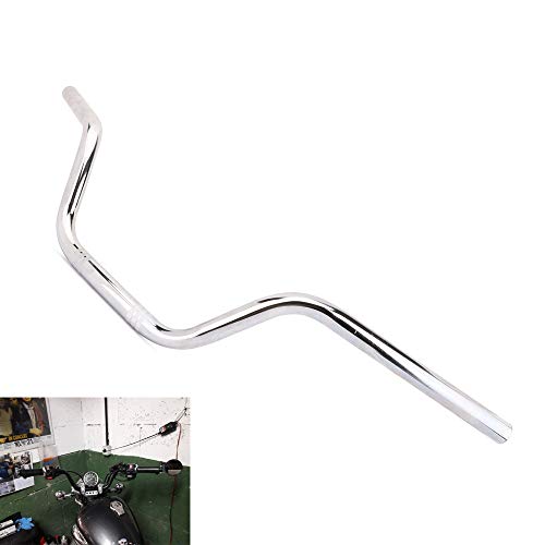 AnXin manillar de motocicleta de 7/8 pulgadas, barra de control de arrastre de alta elevación universal para Harley Sportster XL 883 1200 Custom Chopper Cruiser Bobber Softail Dyna Tour Glide CG125