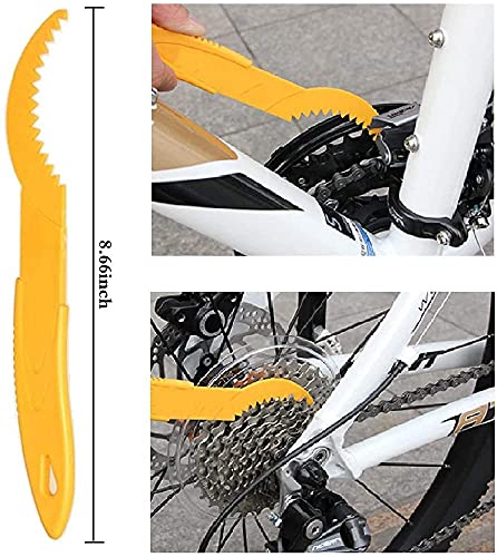 Anyingkai 10 Pcs Kit de Cepillos Para Bicicleta,Kit Limpieza Bicicleta Mtb,Kit limpieza Bicicleta Carretera,Cepillo Limpiador de Cadena de Bicicleta,Cepillo de limpieza para bicicleta