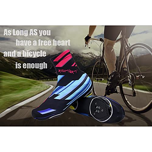 AOKUO Cubiertas de Zapatos de Ciclismo, Zapatos de Bicicleta por Carretera, Altamente estirado, Ciclismo con Cubiertas de Zapatos con Cremallera para Ciclismo MTB Bicicleta Unisex (Color : XL)