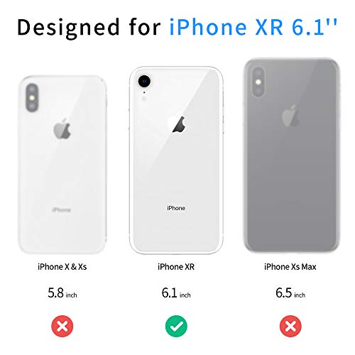 AOTESIER Funda para iPhone XR Ultra Delgada de Silicona con Protección Completa de Cuerpo [Forro de Microfibra Anti-Araños] Funda a prueba de golpes compatible con iPhone XR de 6.1 pulgadas, Piedra