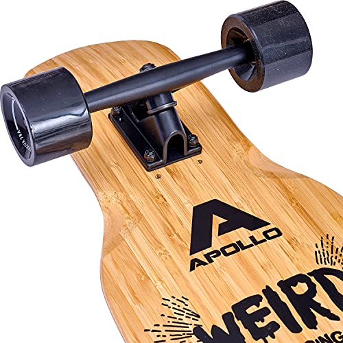 Apollo Longboard Dancing – 117 X 24 cm – Rodamientos ABEC-9 – Monopatín Longboard Elegante – Dancing para Principiantes y Expertos – Apto para Todos los Trucos y Movimientos – Cruiser Longboard