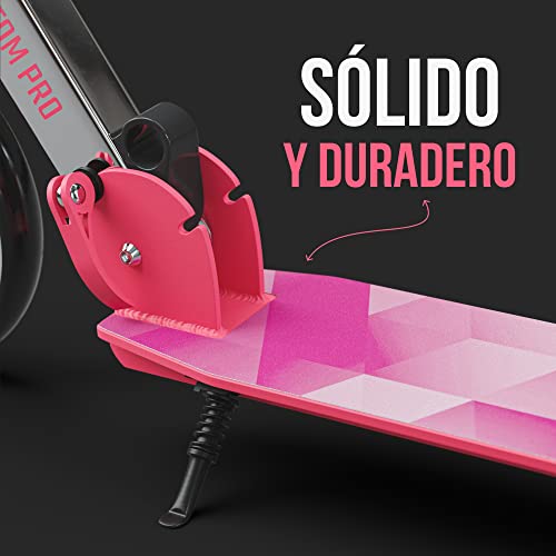 Apollo Patinete Urbano XXL Phantom Pro - Patinete de Grandes Ruedas de 200 m – City Scooter Plegable y Ajustable para Niños y Adultos