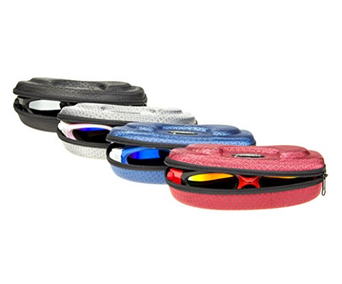 AqtivAqua Gafas de natación polarizadas PDX // Entrenamientos de natación - Mar Abierto // Línea para Interiores - Exteriores (Gafas Negras + Estuche Negro)