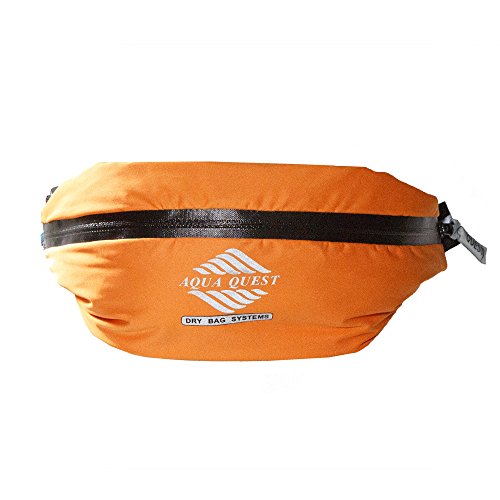 Aqua Quest Kona Cinturòn Deportivo Naranja Resistente al Agua para el Ciclismo, Senderismo, Paseo Perros