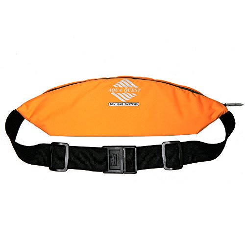 Aqua Quest Kona Cinturòn Deportivo Naranja Resistente al Agua para el Ciclismo, Senderismo, Paseo Perros