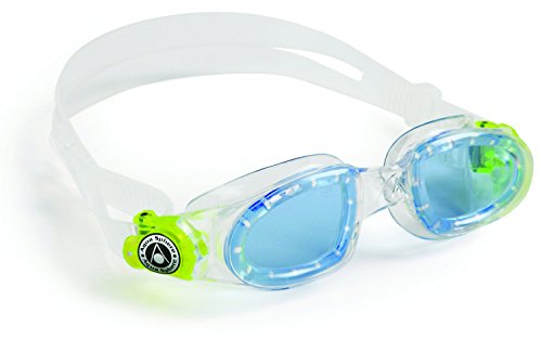 Aqua Sphere - Gafas de natación Moby, color azul/lima