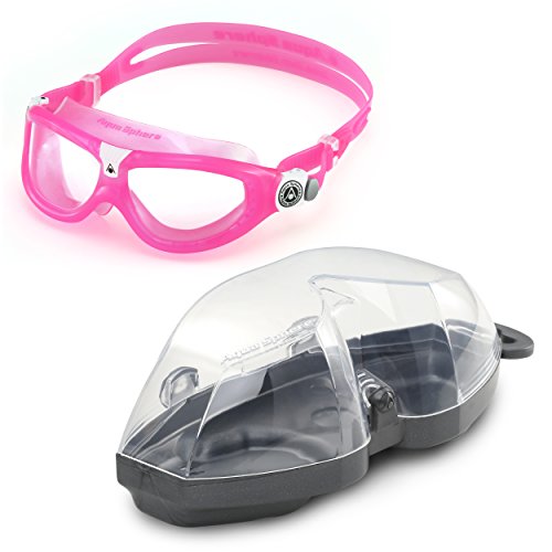 Aqua Sphere Kid's Seal 2 - Gafas de natación regulares, color rosa y transparente, talla única