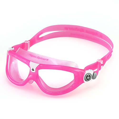 Aqua Sphere Kid's Seal 2 - Gafas de natación regulares, color rosa y transparente, talla única