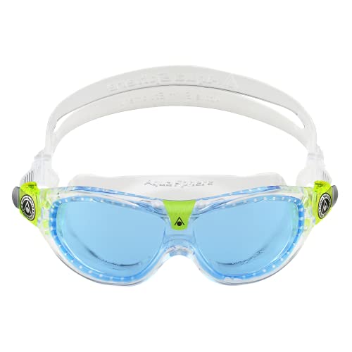 Aqua Sphere Kid's Seal 2 gafas de natación regulares, lente transparente/azul, talla única