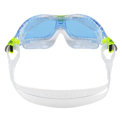 Aqua Sphere Kid's Seal 2 gafas de natación regulares, lente transparente/azul, talla única