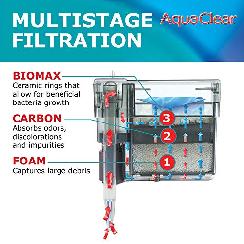 AquaClear Sistema de Filtración para aquarios de 38L hasta 113.5L, 110v, A600A1