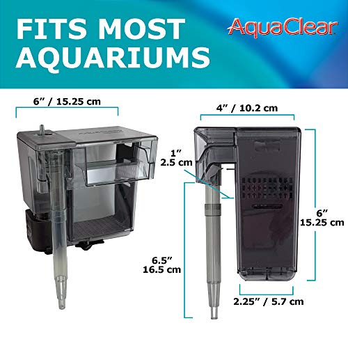 AquaClear Sistema de Filtración para aquarios de 38L hasta 113.5L, 110v, A600A1