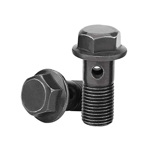 Arandelas y Tornillos Banjo, Tornillos Banjo para Pinza de Freno Cilindro Maestro(M10×1mm)