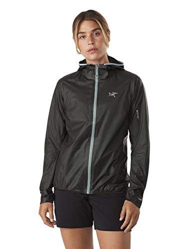 Arcteryx Norvan SL Hoody Chaqueta Impermeable, Mujer, Black/robotica, L