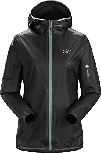 Arcteryx Norvan SL Hoody Chaqueta Impermeable, Mujer, Black/robotica, L