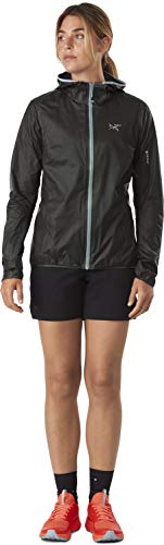 Arcteryx Norvan SL Hoody Chaqueta Impermeable, Mujer, Black/robotica, L