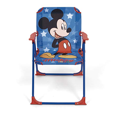 ARDITEX WD13009 Silla Plegable con Brazos de 38x32x53cm de Disney-Mickey