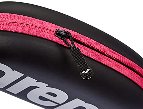 Arena 000001E048-509 Estuche para Gafas de natación, Unisex Adulto, Negro/Fucsia (Black White Fuchsia), Universal