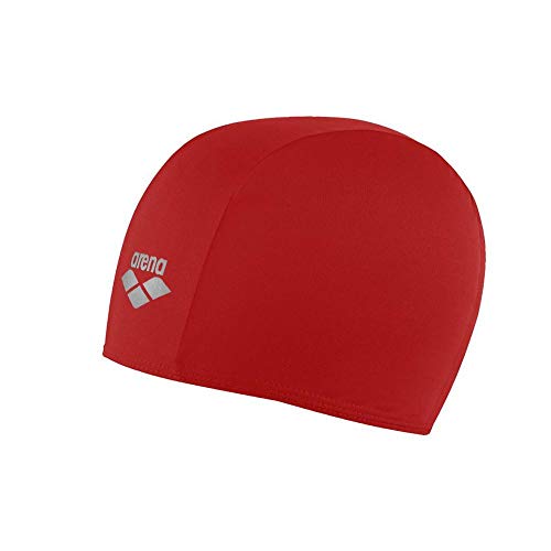 ARENA 0000091111-049 Gorro de Natación, Unisex Adulto, Rojo, Talla Única