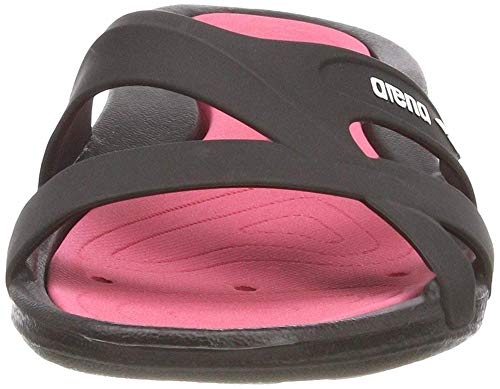 Arena Athena Woman Hook, Zapatos de Playa y Piscina para Mujer, Multicolor (Black/Fuchsia 509), 40 EU