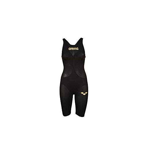 ARENA Bañador 1P Pwsk Carbon Air 2 Traje De Baño, Mujer, Black/Black, 36