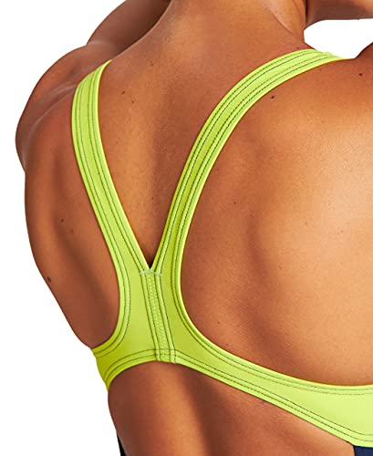 ARENA Bañador Deportivo Mujer Gliding, Navy-Soft Green, 40 (004059)