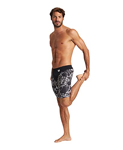 ARENA Bañador Jammer Hombre Earth Texture, Black/Black Multi, L (004653)