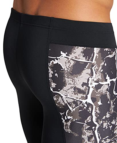 ARENA Bañador Jammer Hombre Earth Texture, Black/Black Multi, L (004653)