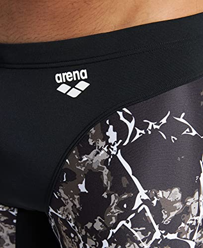 ARENA Bañador Jammer Hombre Earth Texture, Black/Black Multi, M (004653)