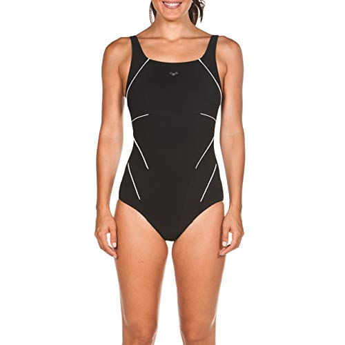 Arena Bodylift Jewel Body C de Cup – Bañador, primavera/verano, mujer, color blanco y negro, tamaño 38