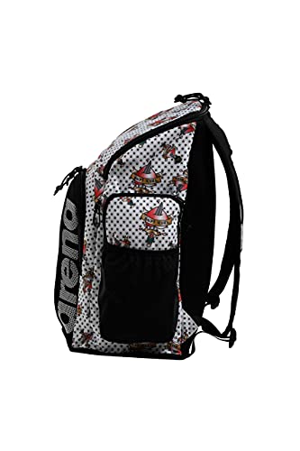 ARENA Bolsa Team Backpack 45 Allover Mochila, Adultos Unisex, Crazy Tattoos (Multicolor), Talla Única