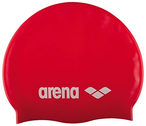 Arena Classic Gorro de Natación, Unisex Adulto, Rojo (Red/White), Talla Única
