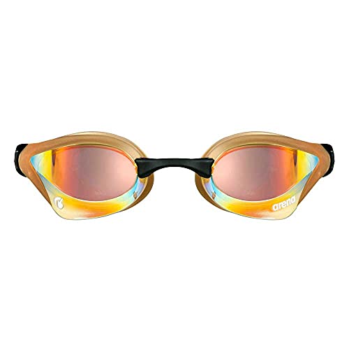 ARENA Cobra Core Swipe Mirror Gafas de natación, Unisex-Adult, Yellow Copper-Gold, Talla única