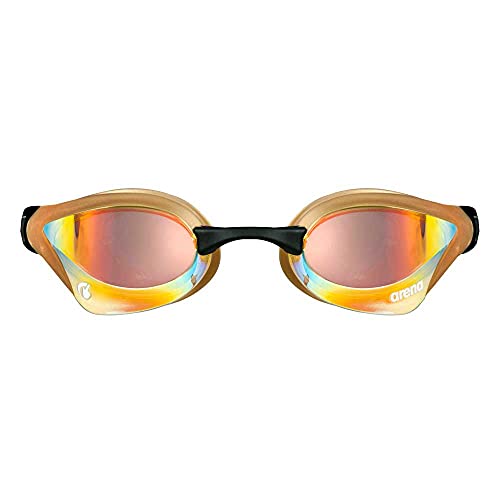 ARENA Cobra Core Swipe Mirror Gafas de natación, Unisex-Adult, Yellow Copper-Gold, Talla única