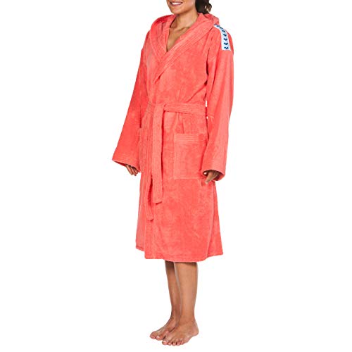 Arena Core Albornoz Unisex Soft Robe, Adultos, Pale-Rose White, M