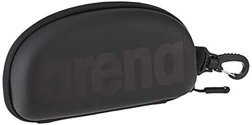 ARENA Estuche Goggle Case Accesorios Para Gafas De Natación, Unisex adulto, All Black, Única