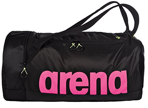 Arena Fast Duffle Bolsa de natación arena Fast Duffle 40L, Unisex Adulto, Fuchsia Black, TU