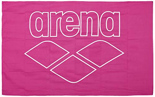 Arena Fresia - Toalla de Microfibra (150 x 90 cm), Color Rosa y Blanco