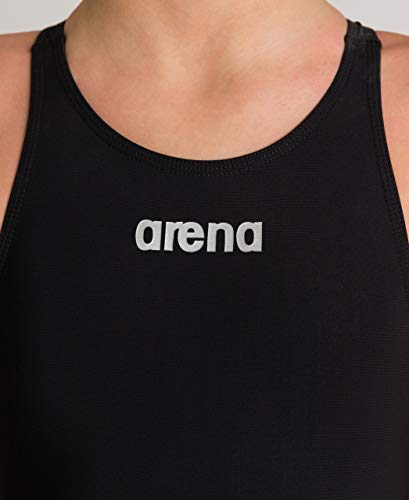 Arena G Pwsk Jr ST 2.0 Bañador, Niñas, Negro (Black), 8-9