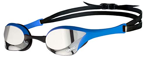 ARENA Gafas Cobra Ultra Swipe Mirror Natación, Unisex niños, Silver/Blue, Talla Única