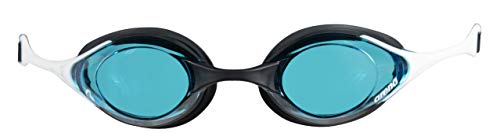 ARENA Gafas de natación Cobra Swipe para hombre, color azul y blanco, talla única